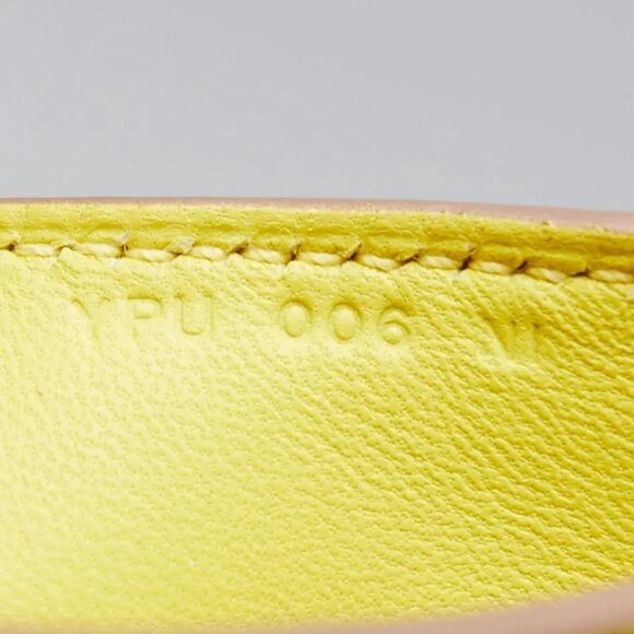 Hermes Lime Evercolor Leather Palladium Plated Trim Duo 24 Bag - Picture 7 of 12